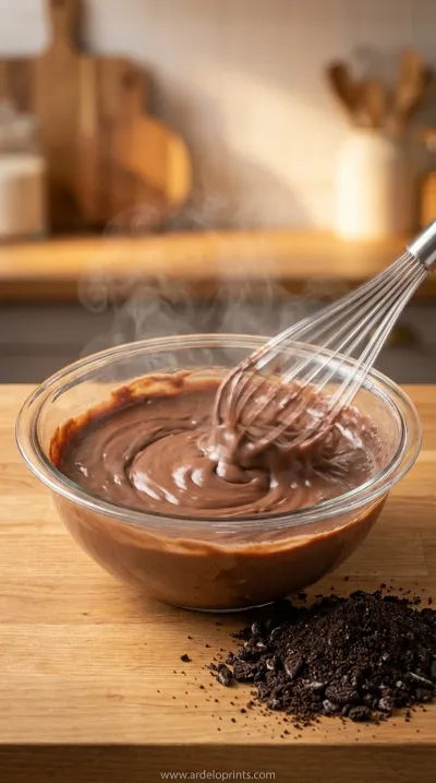 Oreo Dirt Dessert: Fun & Yummy Recipe - cooking process