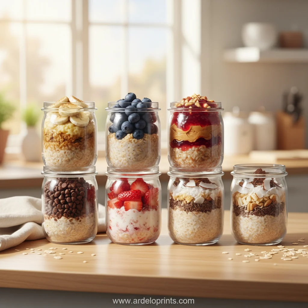 Easy Overnight Oats Recipes with 6 Delicious Flavors - feature image