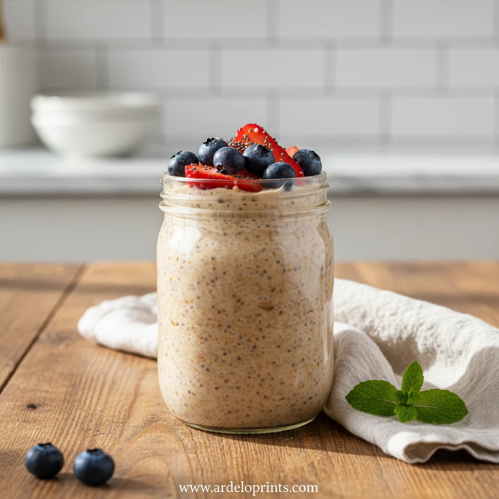 Healthy Overnight Oats Recipe: Easy Breakfast Idea - feature image