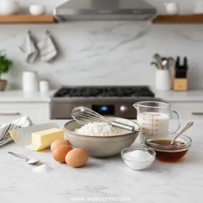 Classic American Pancake Recipe - cooking process