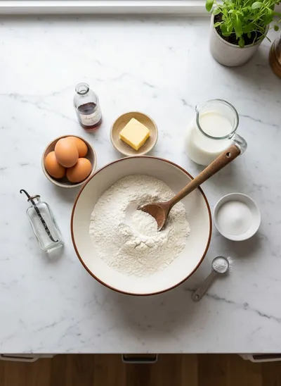 Best Pancakes Recipe - ingredients preparation