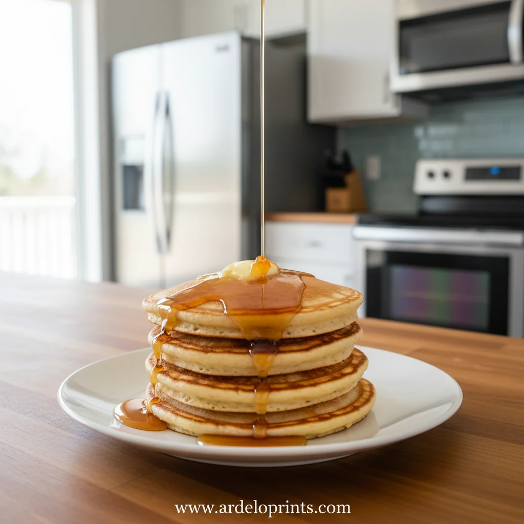 Fluffy Pancakes Recipe - feature image