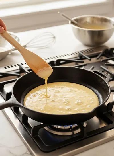 Best Pancakes From Scratch - ingredients preparation