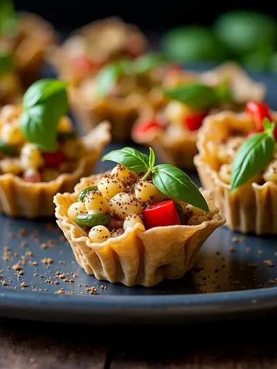 Pasta Salad Cups Recipe - cooking process