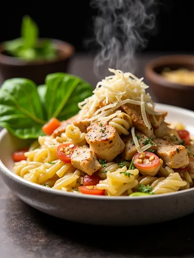 Pasta Salad with Chicken & Parmesan