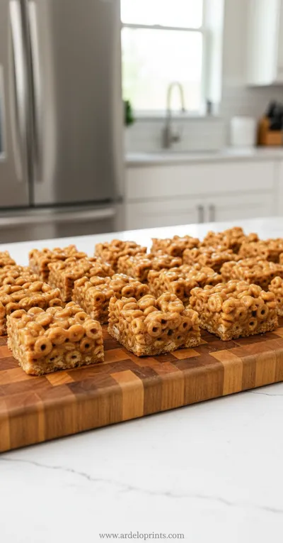 Easy Peanut Butter Cheerio Bars – 3 Ingredients