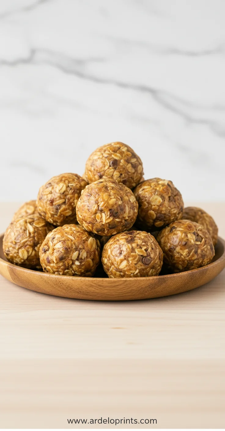 Peanut Butter Energy Balls Recipe - feature image