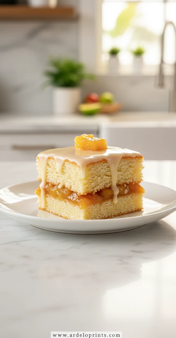 Juicy Pineapple Heaven Cake - feature image