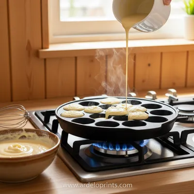 Poffertjes (Dutch Pancakes) Recipe - ingredients preparation