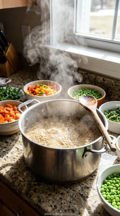 Last-Minute Potluck Pasta Salad - cooking process