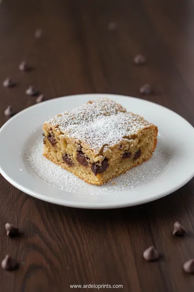 Soft & Gooey Protein Blondies Recipe - ready to serve