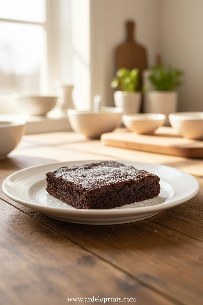 Two Minute Protein Brownie Recipe - feature image