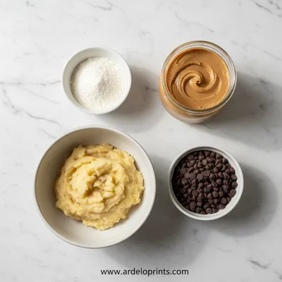 The Best Protein Cookies With 4 Ingredients - cooking process