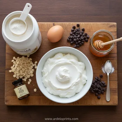 Protein Greek Yogurt Cookie Recipe - cooking process