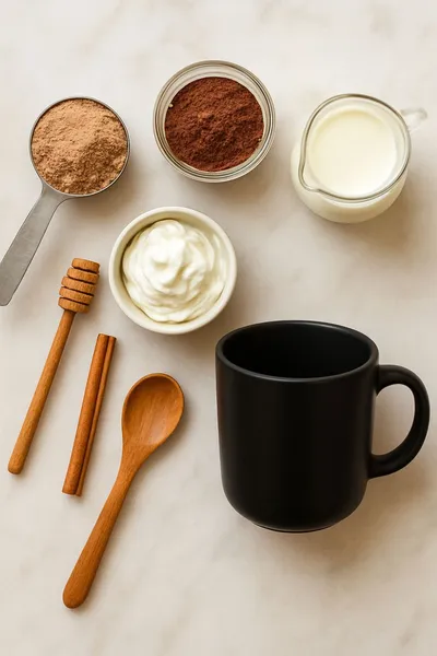 Protein Hot Chocolate Recipe - cooking process