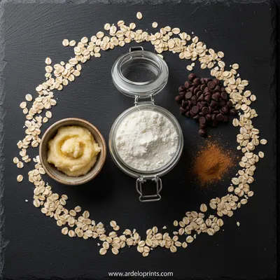 Protein Oatmeal Cookies Recipe - cooking process