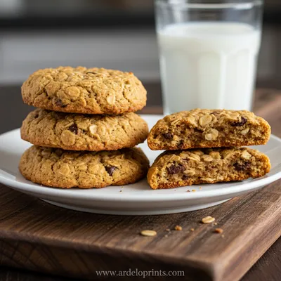Protein Oatmeal Cookies Recipe - ready to serve