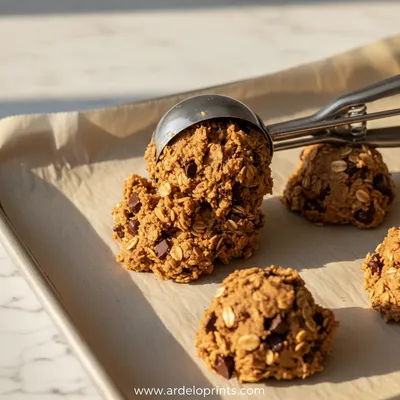 Protein Oatmeal Cookies Recipe - ingredients preparation