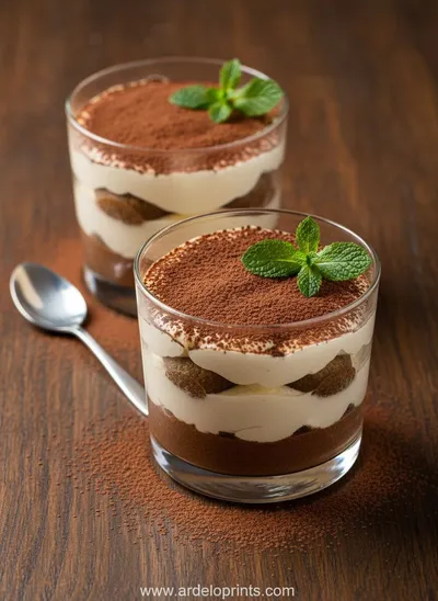 Protein Tiramisu Pudding - ready to serve