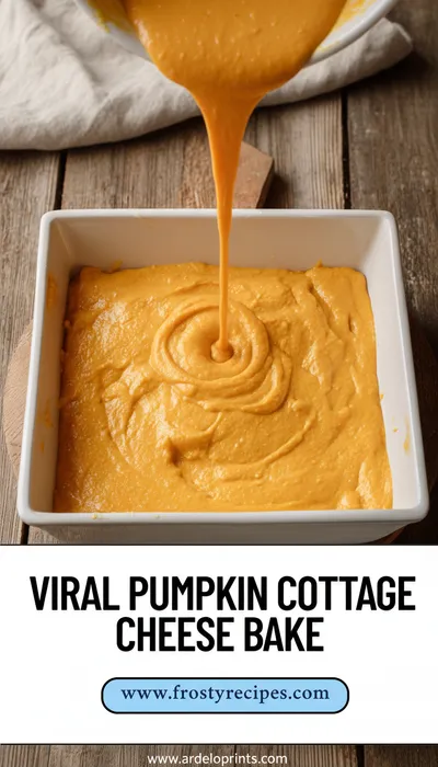 Pumpkin Cottage Cheese Bake Recipe