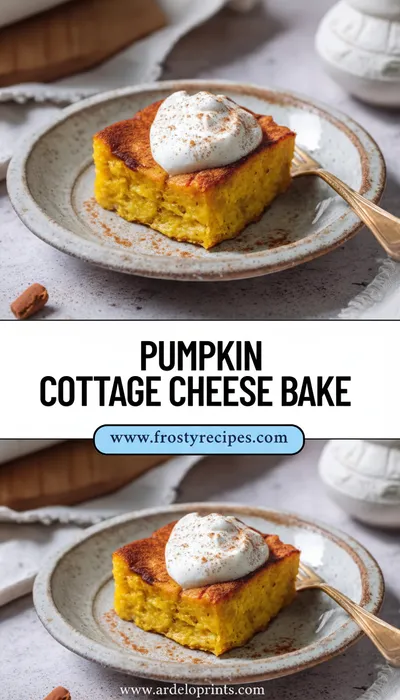 Pumpkin Cottage Cheese Bake Recipe - cooking process