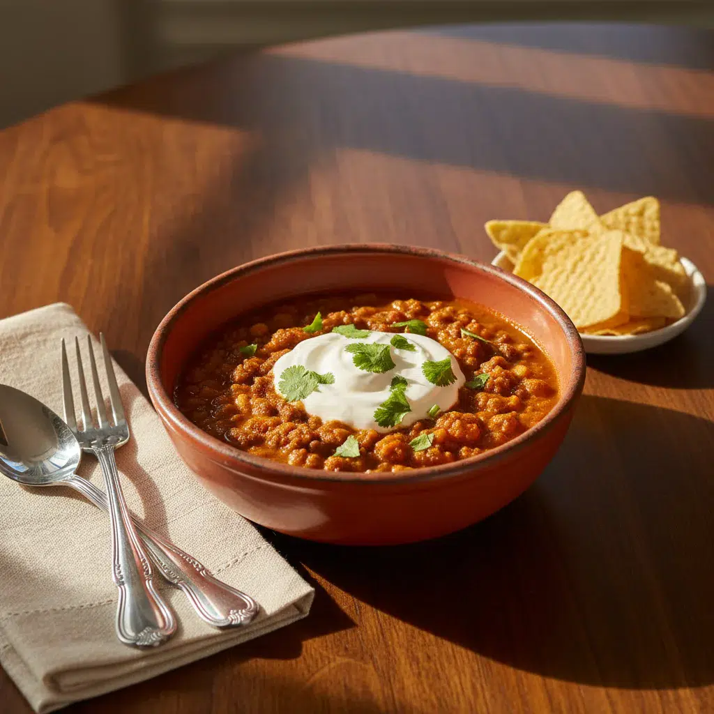 Cozy Pumpkin Chili: Prize-Winning Fall Recipe - final presentation