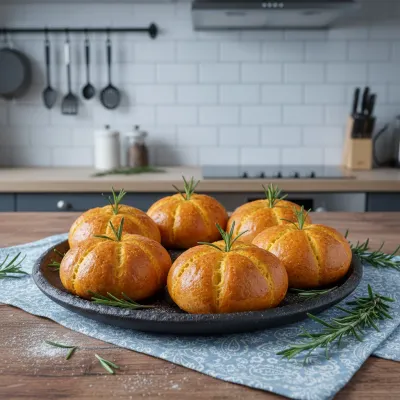 Pumpkin Shaped Dinner Rolls: Chef John's Recipe - ready to serve