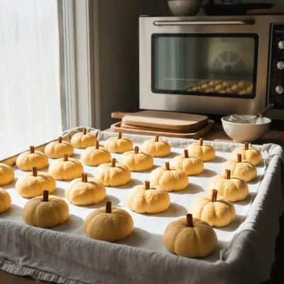 Pumpkin Shaped Dinner Rolls: Chef John's Recipe - cooking process