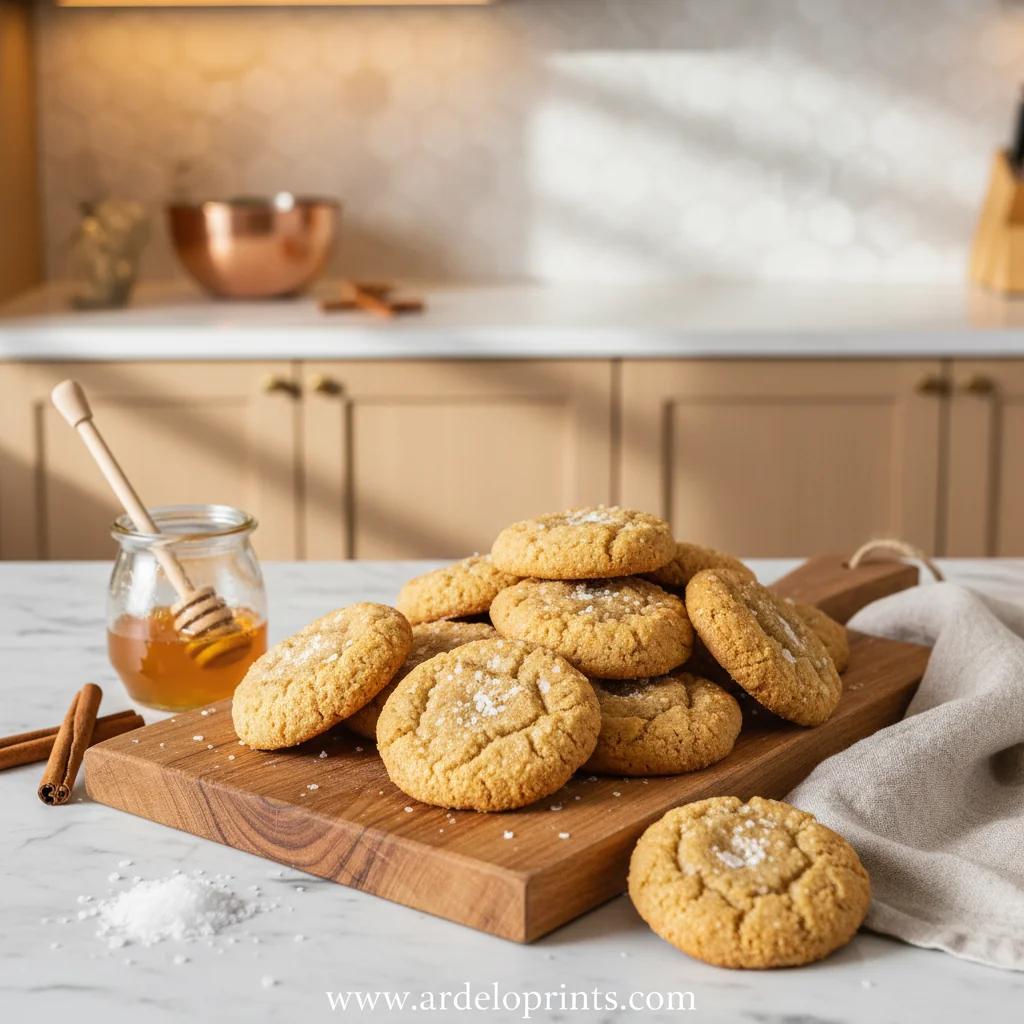 Salted Honey Cinnamon Cookies - feature image