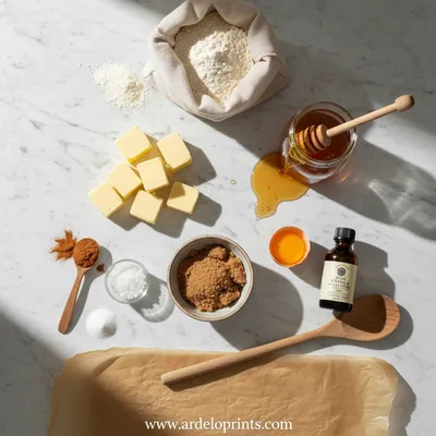 Salted Honey Cinnamon Cookies - cooking process