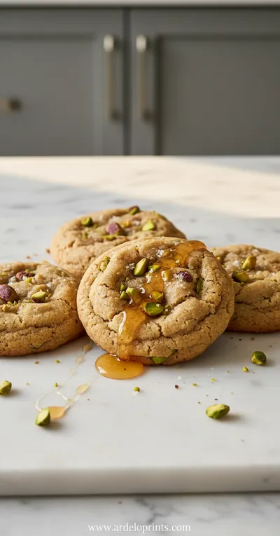 Salted Honey Pistachio Cookies