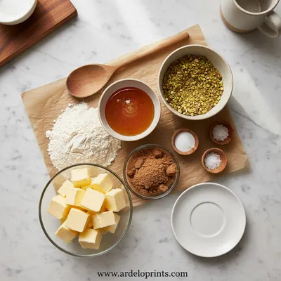 Salted Honey Pistachio Cookies - cooking process