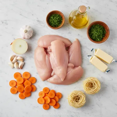 Savory One-Pan Chicken With Buttered Noodles - cooking process