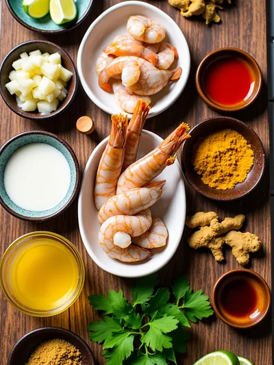 Shrimp Curry – 30‑Minute Coconut Milk Recipe - ingredients preparation