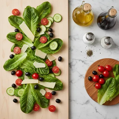 Simple Italian Salad - cooking process