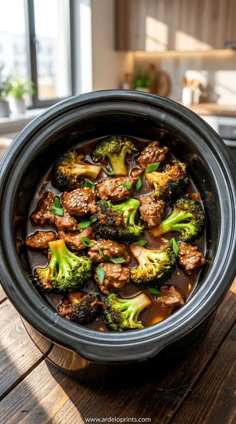 Slow Cooker Beef and Broccoli: Easy Dinner Recipe - feature image