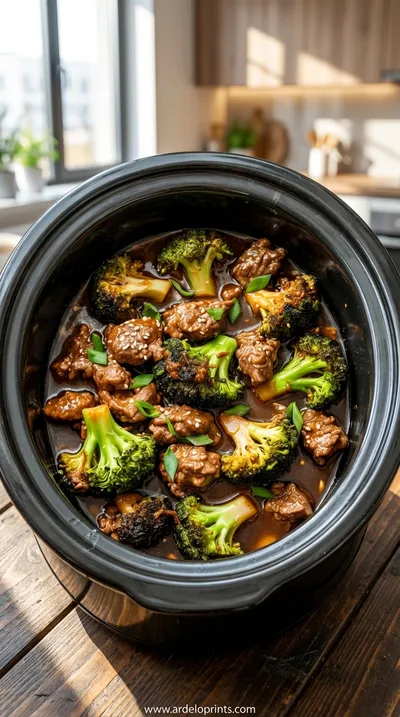 Slow Cooker Beef and Broccoli: Easy Dinner Recipe