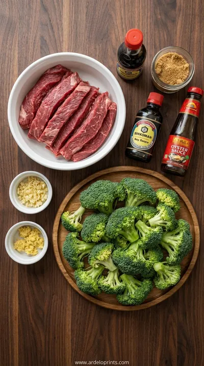 Slow Cooker Beef and Broccoli: Easy Dinner Recipe - ingredients preparation