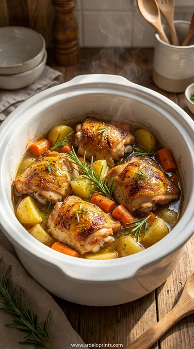 Slow Cooker Chicken and Potatoes: Easy Family Meal