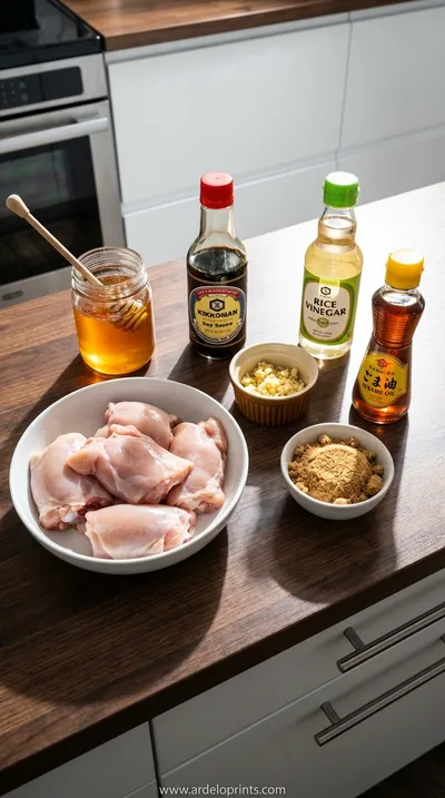 Slow Cooker Sticky Honey Chicken: Ultimate Recipe - ingredients preparation