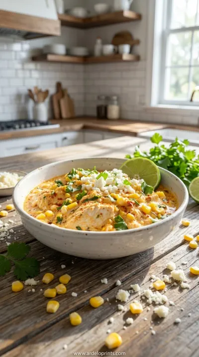 Slow Cooker Street Corn Chicken Recipe