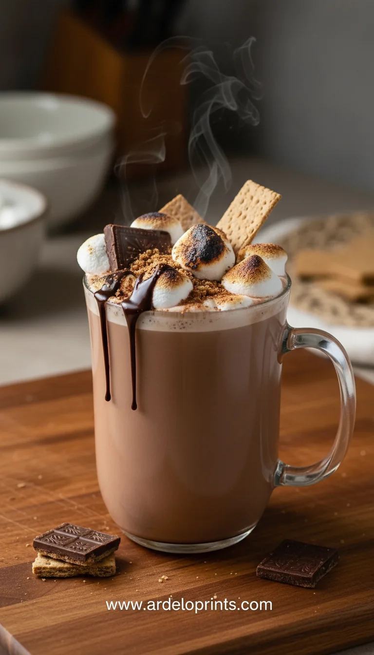 Smores Hot Chocolate – Easy Cozy Treat - feature image