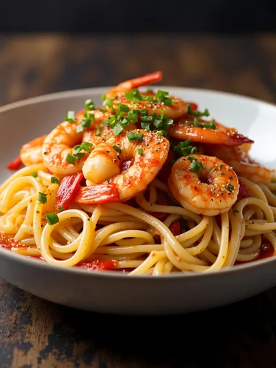 Spicy Garlic Shrimp Pasta – Quick & Delicious