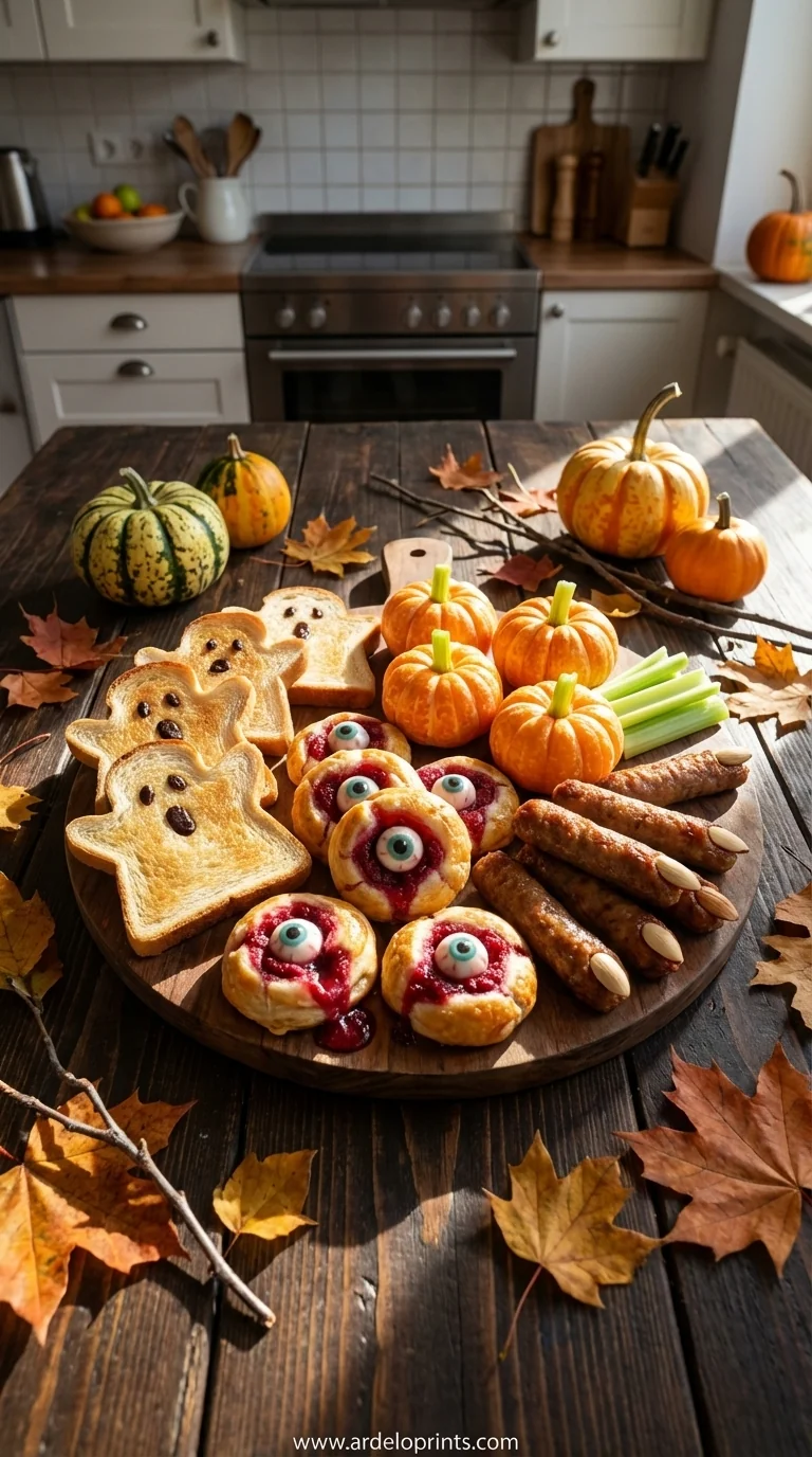 Spooky Breakfast Charcuterie Board Recipe - feature image