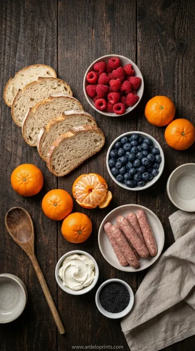 Spooky Breakfast Charcuterie Board Recipe - ingredients preparation