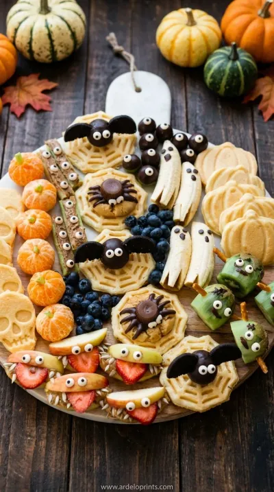 Spooky Breakfast Charcuterie Board Recipe - ready to serve