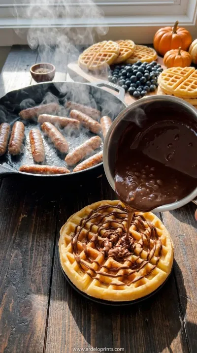 Spooky Breakfast Charcuterie Board Recipe - cooking process