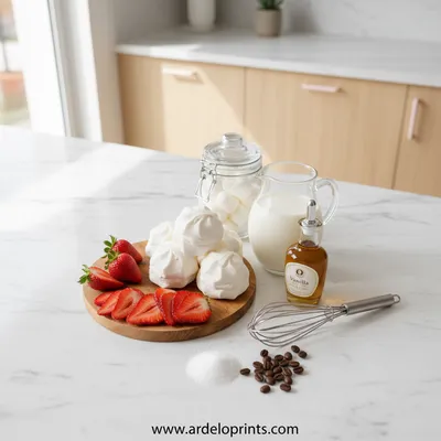 Starbucks Strawberry Marshmallow Drink - cooking process