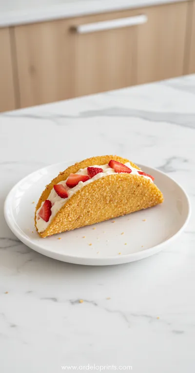 Strawberry Crunch Cheesecake Tacos