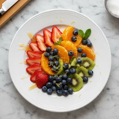 Summer Fruit Salad – Fresh and Light - cooking process